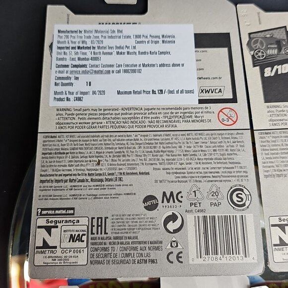 Four Hot Wheels Diecast Art Car Humvee Transit Dodger 67 C10 Sealed 161 67 64 83 - Picture 7 of 10